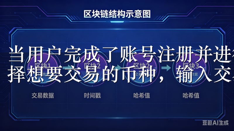 当用户完成了账号注册并进行了法币充值后，可以在交易界面选择想要交易的币种，输入交易数量，最后确认交易即可。